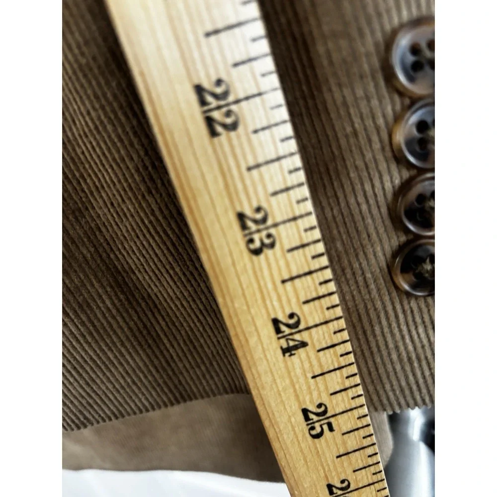 Joseph‎ & Feiss Mens 44R Tan Camel Corduroy Sport Coat 2 Button Jacket Blazer
